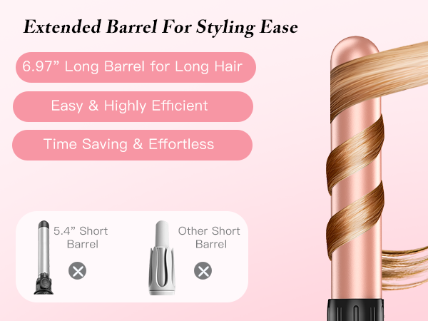 Long Barrel Curling Iron