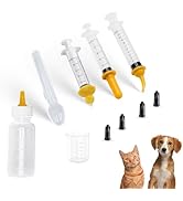 Pet Nursing Bottle, Pet Feeding Nipple, Milk Nursing Bottle Kits for Puppy &amp; Kitten, with 1 * Pet...