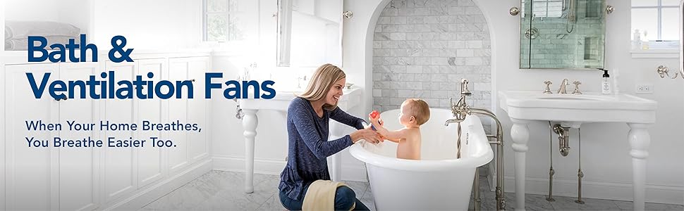 Broan NuTone Bathroom ventilation bath fan exhaust fans for bathroom air quality improvement home
