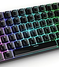 Jelly Keycaps-Lusterfly Cute Keycaps Pink 60 65 75 100 Percent, Side Printed Elegant Key caps Custom...