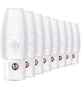 Emotionlite 8 Pack Plug in Night Light, Warm White LED Nightlight, Dusk to Dawn Sensor, Kids, Nur...