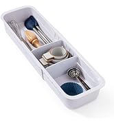 YouCopia DrawerFit Expandable Kitchen Drawer Organizer: Sliding Storage Tray for Utensils &amp; Acces...