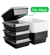 [30 Pack] 34oz Meal Prep Containers, Disposable To Go Containers, Plastic Food Storage Containers...
