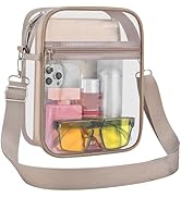 USPECLARE Clear Purse Stadium Transparent Messenger Bag Stadium Approved for Men and Women Clear ...