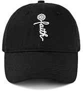 American Trends Christian Hats for Men Women, 100% Cotton Embroidered Adjustable Baseball Cap Fai...