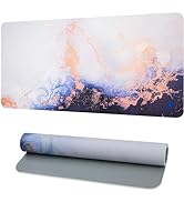 Laokiiy Desk Mat, Desk Pad Dual Leather Sided Desk Pad for Office and Home,Desk Organization and ...