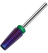 Lavinda 5 in 1 Coarse Grit Nail Drill Bit Heavy Duty Carbide Tungsten for Fast Acrylic Gel Remova...