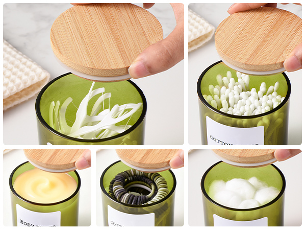 Glass Qtip Holder
