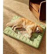 Exsnugy Dog Crate Pad,Boho Washable Dog Bed Mats for Medium Pets, 35x22 | Vintage Pet Kennel Mat,...