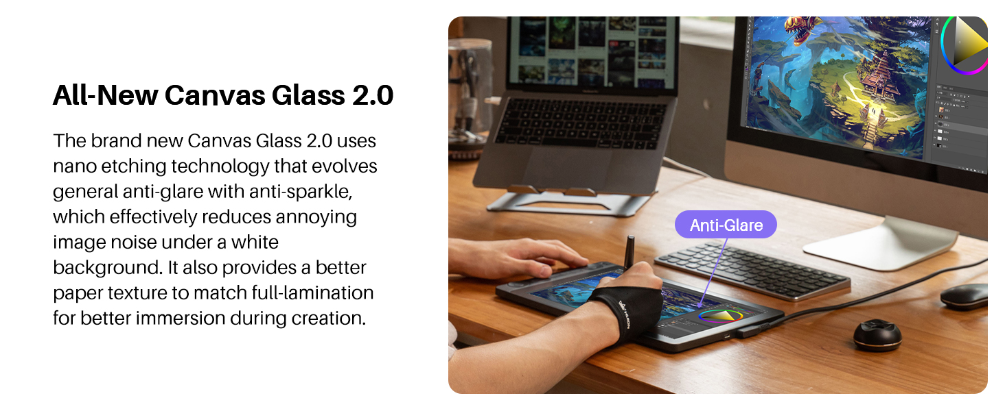 Kamvas 13 Gen 3 Brand new Canvas Glass