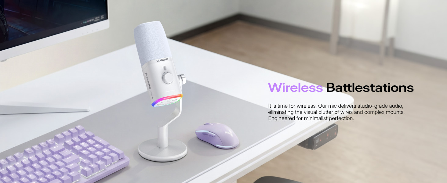 wireless microphone for gaming streaming