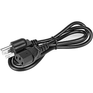 Universal 3 Prong AC Power Cord