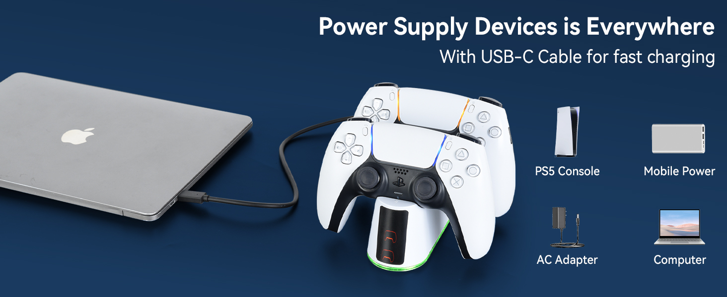 ps5 controller charger dock