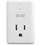 BXST 918J Single Outlet Surge Protector for Home Appliance Small Multi Function Plug with Surge P...
