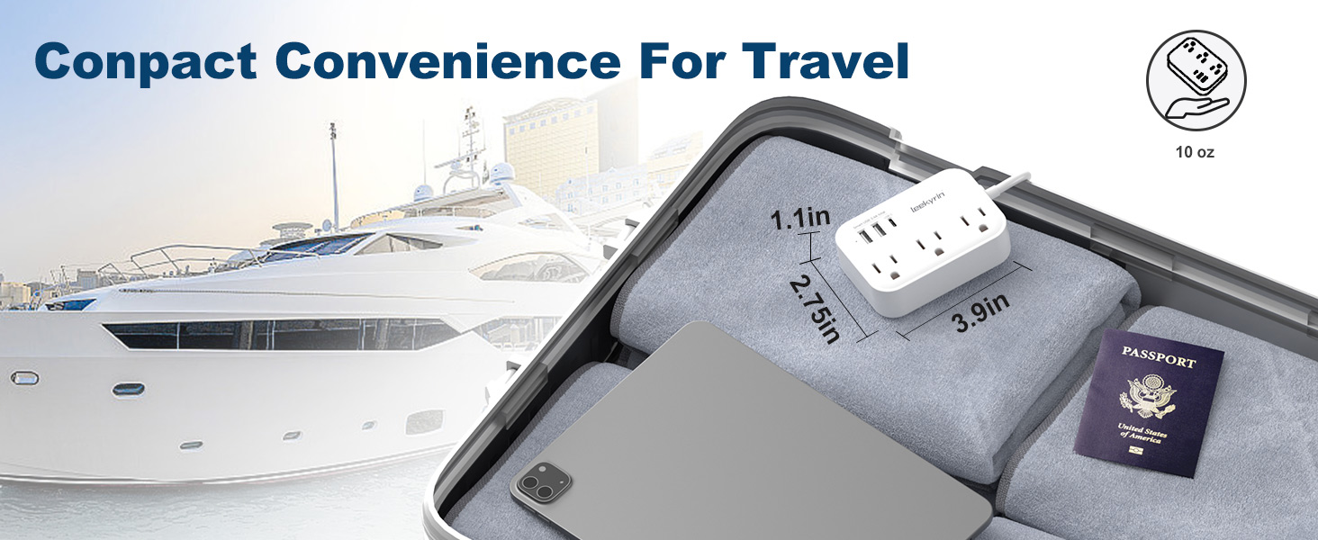 Compact and Lightweight Design