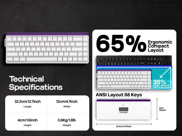 Wired Magnetic Gaming Keyboard