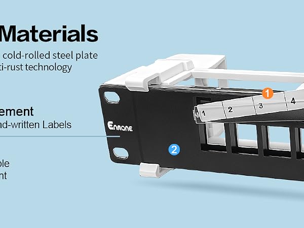 8port patch panel