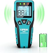 Kiprim Pinless Moisture Meter Home Moisture Level Tester Damp Meter for Floor,Wood, Walls, Concre...