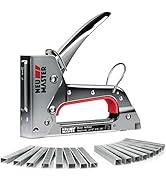 NEU MASTER Staple Gun, Light Duty Stapler Kit Come with 1600 pcs 5/16,3/8 inch JT21 Staple Strip,...