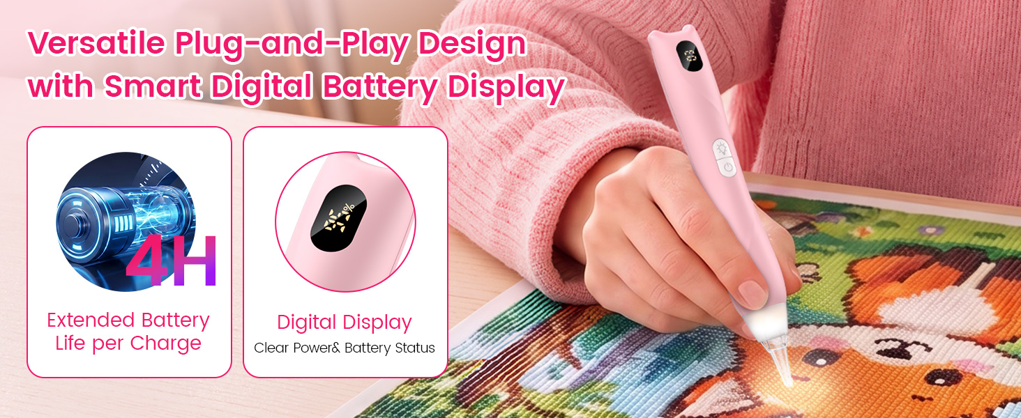 Electric Diamond Art Vacuum Pen
