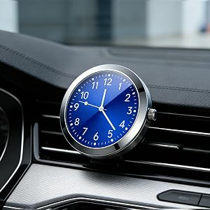 blue clock