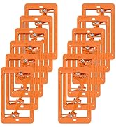 LEENUE 12 Pack Low Voltage Mounting Bracket 1 Gang for Ethernet Wall Plate, Low Voltage Box for T...