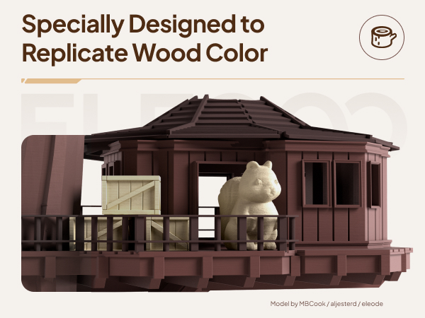 Specially Designed to Replicate Wood Color