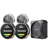 Saramonic BlinkMe B2 Wireless Lavalier Microphones for Cameras Smartphone DSLR Computer Noise Can...