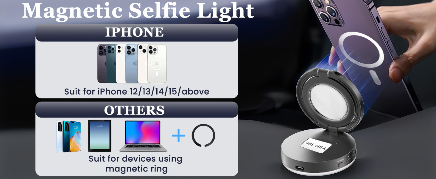 Magnetic Selfie Light