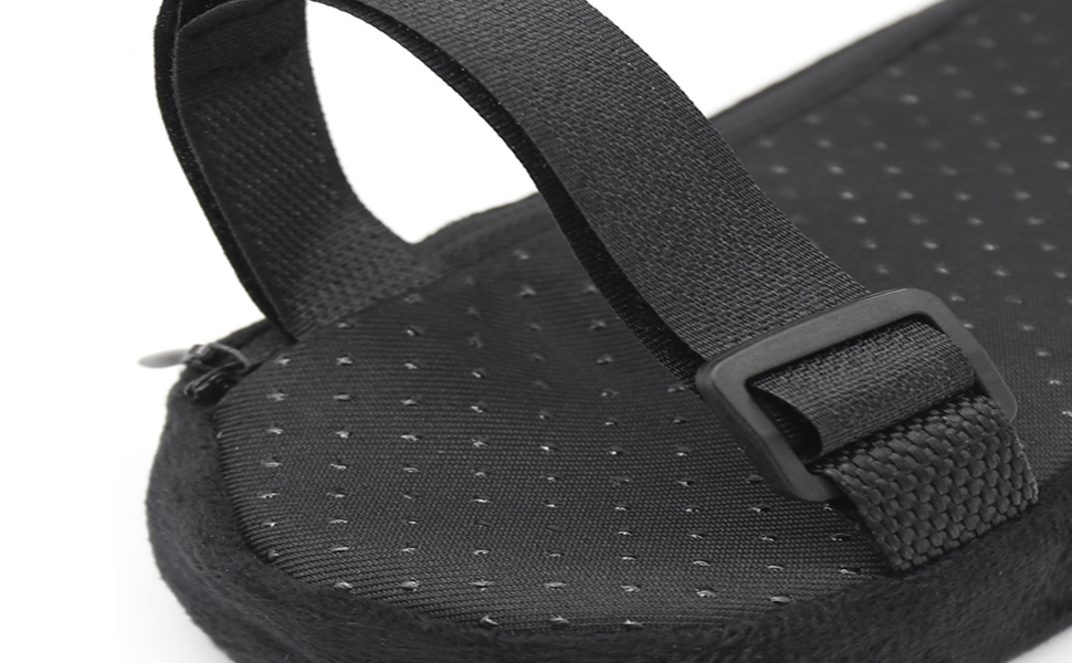 Velcro fastening Velcro straps can be adjusted according to the length of the armrest.