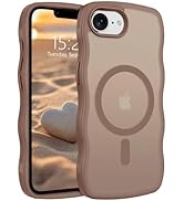 AVESEXTOL Magnetic for iPhone 17e Case, Cute Wavy Phone Case iPhone 17e with MagSafe Matte Anti-S...
