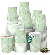 Biotakeware 12oz 240 Count Compostable Paper Cups, BPI Certified Plant-Based Biodegradable Dispos...