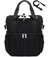 LOIDOU Insulated Lunch Bag for Women Men, Double Layer Leakproof Lunch Box, Quilted Reusable Lunc...