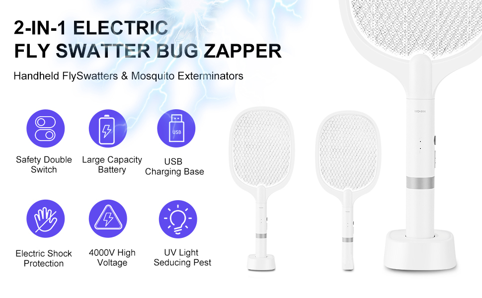 electronic fly swatter zapper