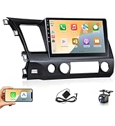 XGU Stereo for Honda Civic 2006-2011 Radio Wireless Apple Carplay Android Auto, 10.1