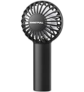 SWEETFULL Mini Portable Fan Powerful Handheld Fan Rechargeable,3 Speeds Personal Small Hand Fan f...