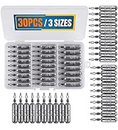 Hfuiqau Drop Shot Fishing Weights, Lead Sinkers, 1/8oz, 3/16oz, 1/4oz, 3/8oz, 1/2oz, for Bass Fis...