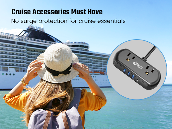  cruise essentials with usb outlets