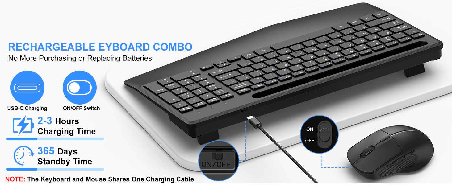ergonomic wireless keyboard and mouse