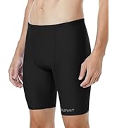 Runhit Men's Swim Jammers Competitive Swim Racing Team Swimsuit Quick Dry Athletic Swimming Short...