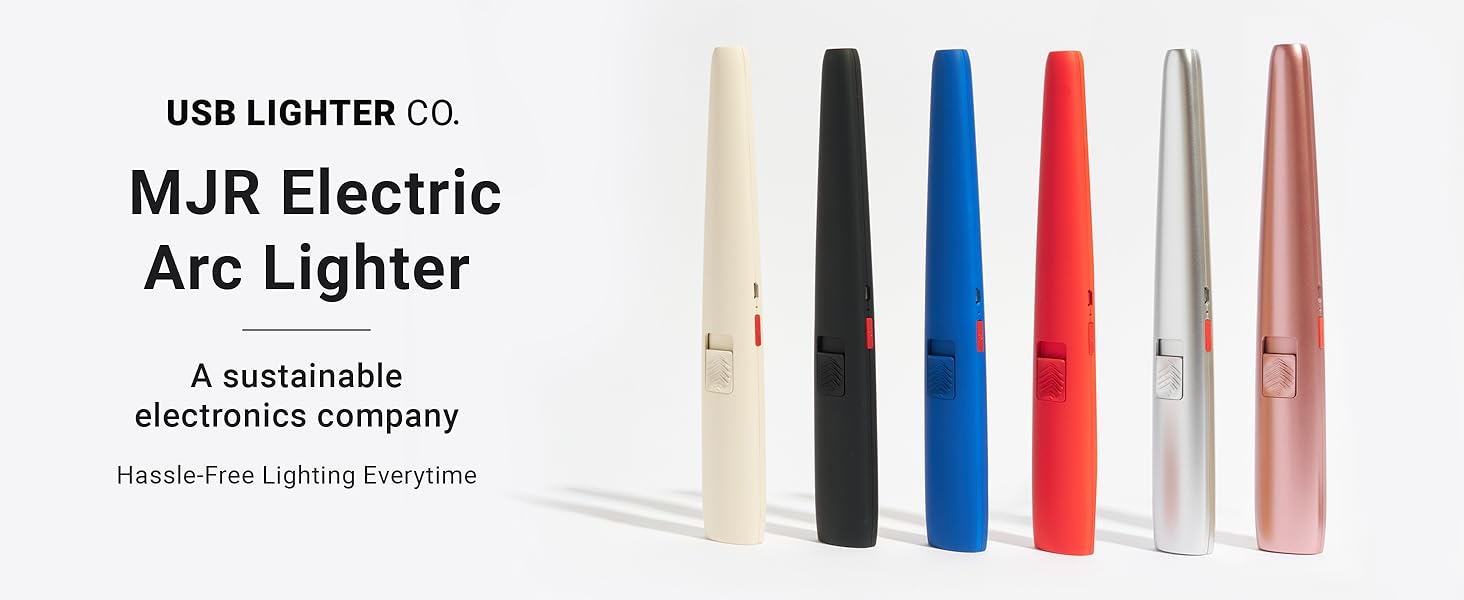 Our stylish and compact plasma lighter can light anything at home including stoves and candles.