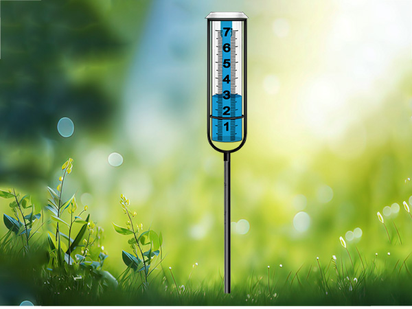 hree-section Large rain gauge