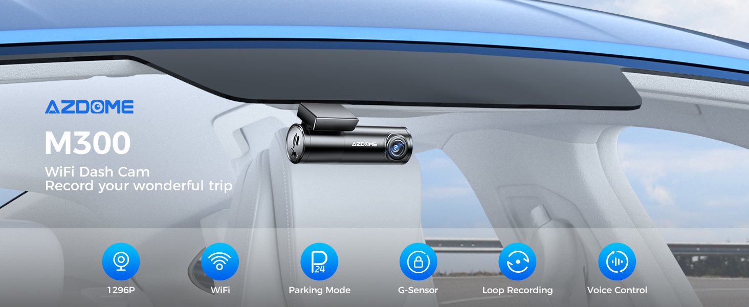 AZDOME M300 Dash Cam