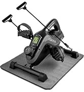 Lifepro Under Desk Elliptical Machine &amp; Mini Bike – Quiet Desk Bike Pedal Exerciser for Seniors –...
