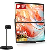 JSAUX FlipGo Lite 15.6‘’ Portable Monitor with Magnetic Stand