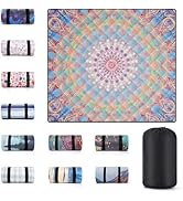 memKiya 60x80 Extra Large Picnic Blankets Waterproof Sandproof Couple Outdoor Beach Blanket Folda...