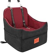 GL GLENSLAVE Dog Car Seat for Small/Medium Dogs, Dog Booster Car Seats with Thick Cushion for Dog...
