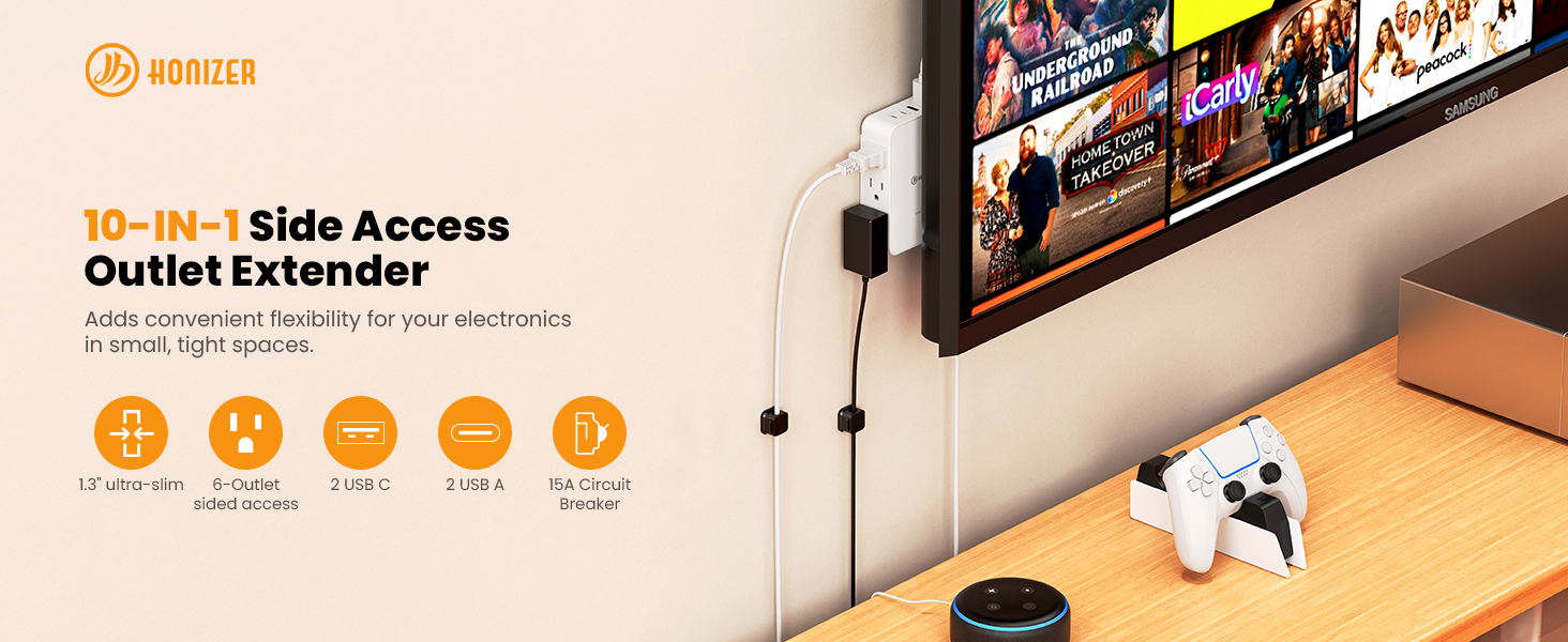 flat wall outlet