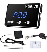 MAIMEIMI Throttle Response Controller, 9 Drive Modes Smart Electronic Pedal Racing Accelerator fo...