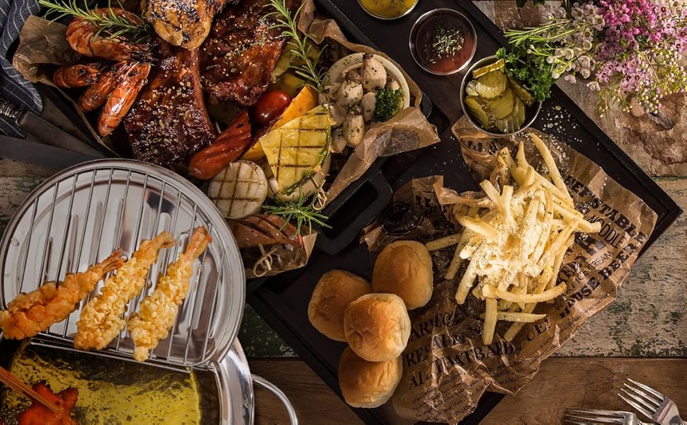 KOMONG Tempura Deep Frying Pot